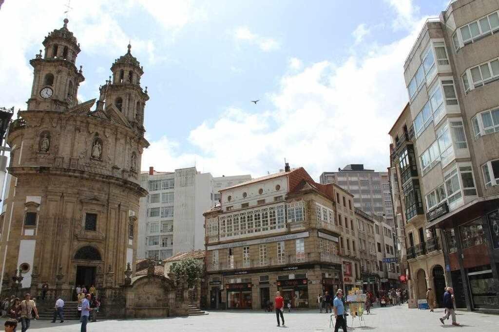 Apartamento Mariscal Pontevedra Dış mekan fotoğraf